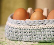 Pletenje za Uskrs: kape i korpa za jaja, privezak za uskršnja jaja